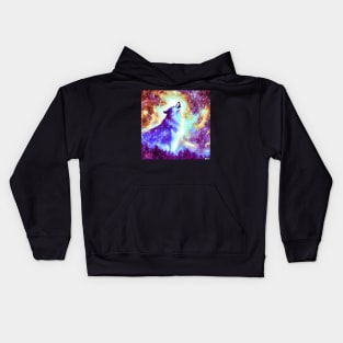 Wolf Nebula Kids Hoodie